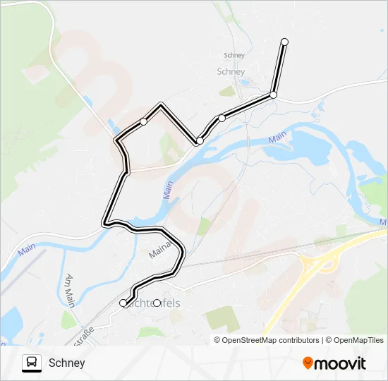 Автобус 1204: карта маршрута