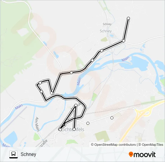 1204 Bus Line Map