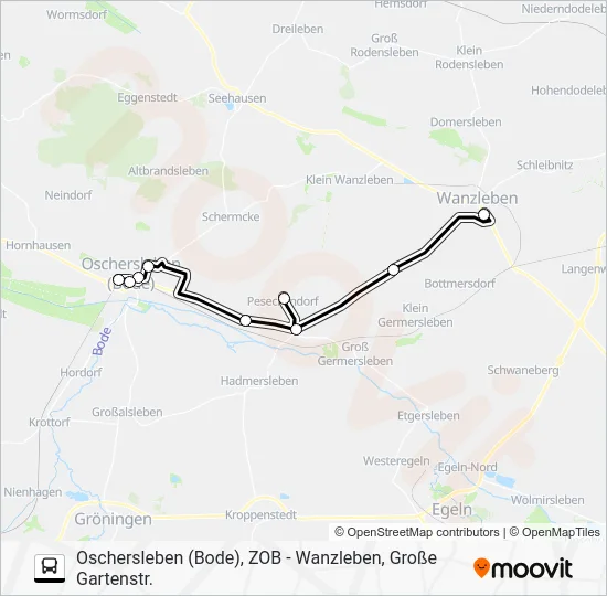 Автобус 651: карта маршрута