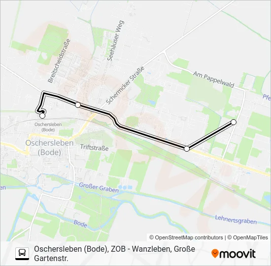 Автобус 651: карта маршрута