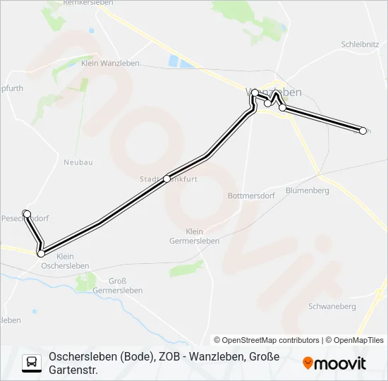 651 Bus Line Map