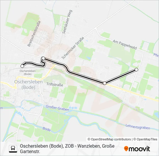 Автобус 651: карта маршрута