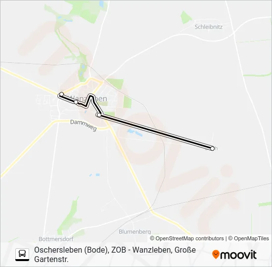 Автобус 651: карта маршрута