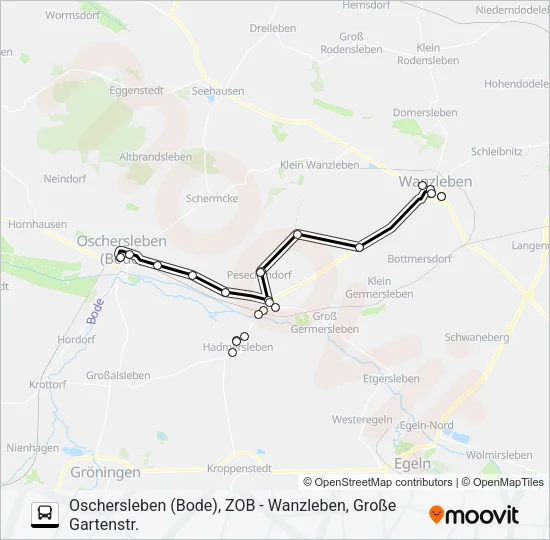 651 Bus Line Map