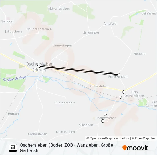 651 Bus Line Map