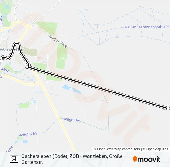 651 Bus Line Map