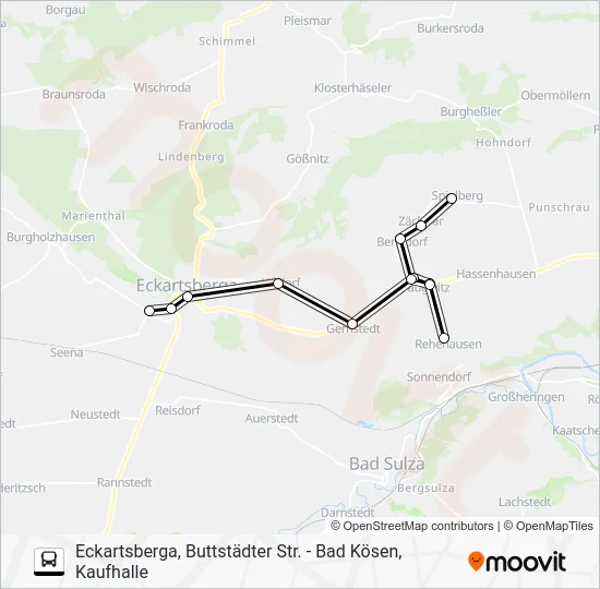 Автобус 603: карта маршрута