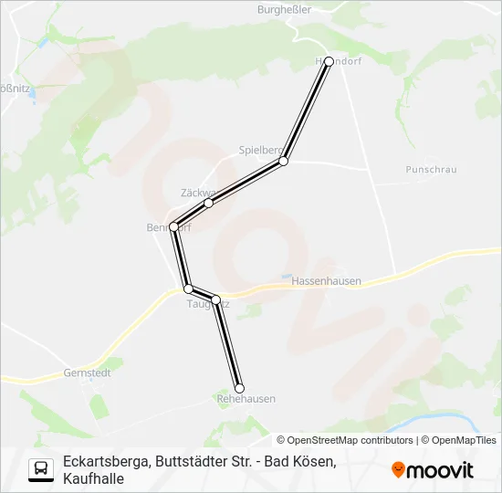 Автобус 603: карта маршрута