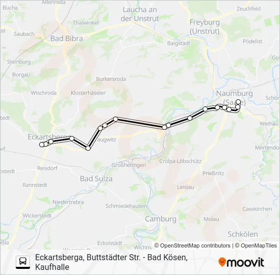 Автобус 603: карта маршрута