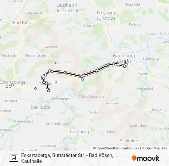 Автобус 603: карта маршрута