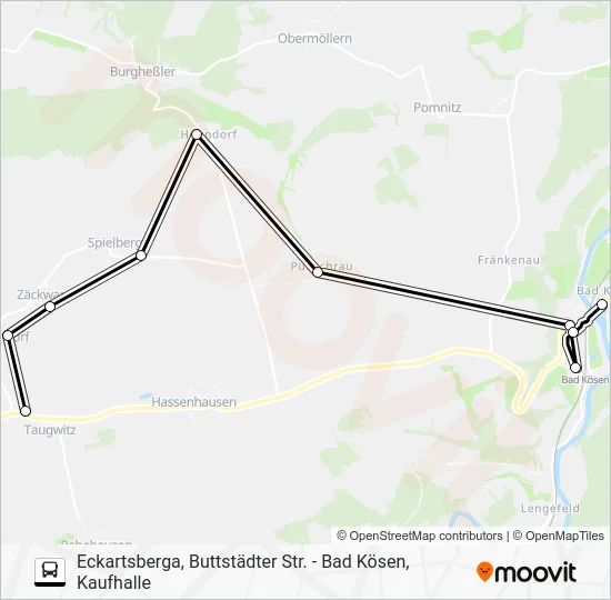 Автобус 603: карта маршрута