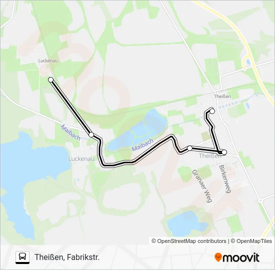 Автобус 817: карта маршрута