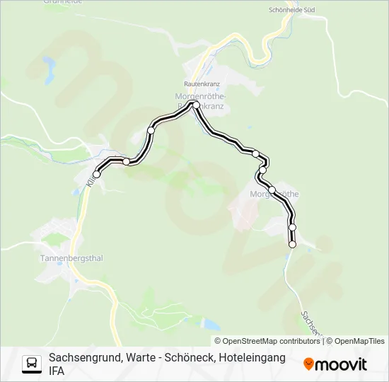 Автобус 22: карта маршрута