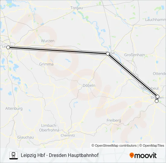 50 Train Line Map