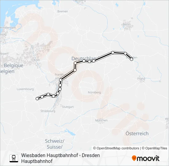 Поезд 50: карта маршрута
