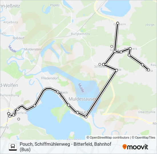 Buslinie 420 Karte