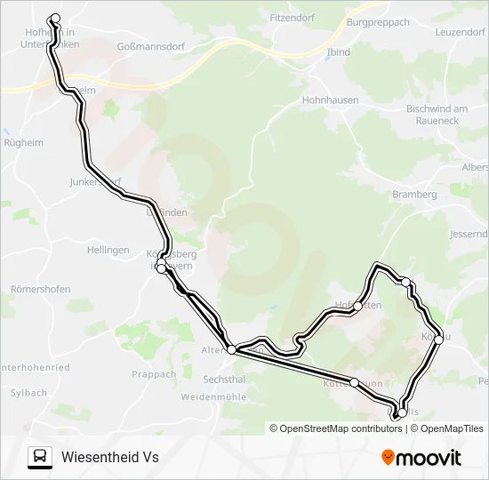 Автобус 1183: карта маршрута