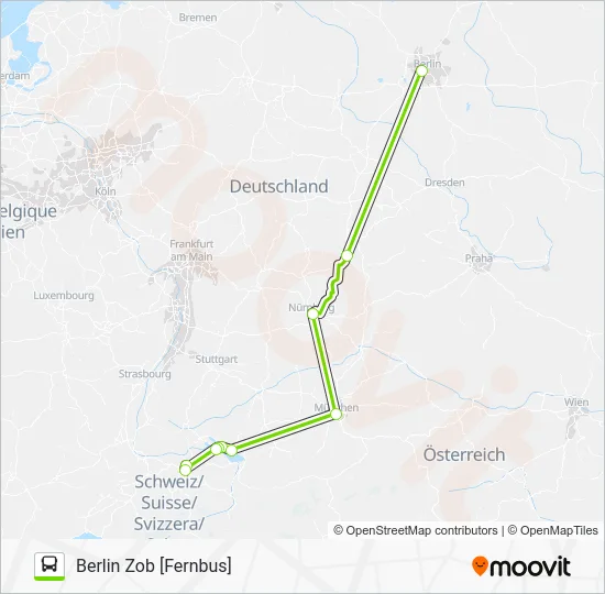 Автобус 234: карта маршрута