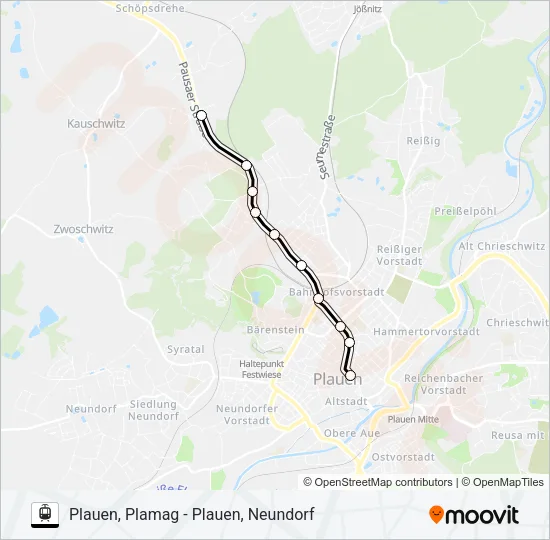 E3 Light Rail Line Map