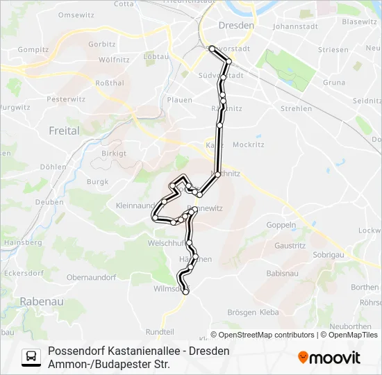 Автобус 352: карта маршрута