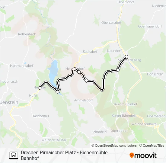 Автобус 365: карта маршрута