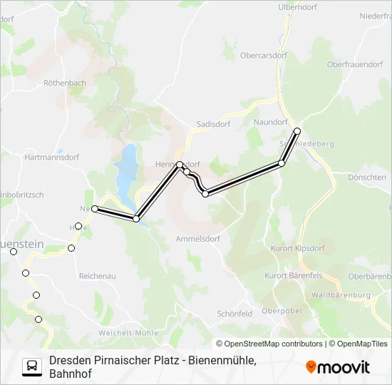 Автобус 365: карта маршрута