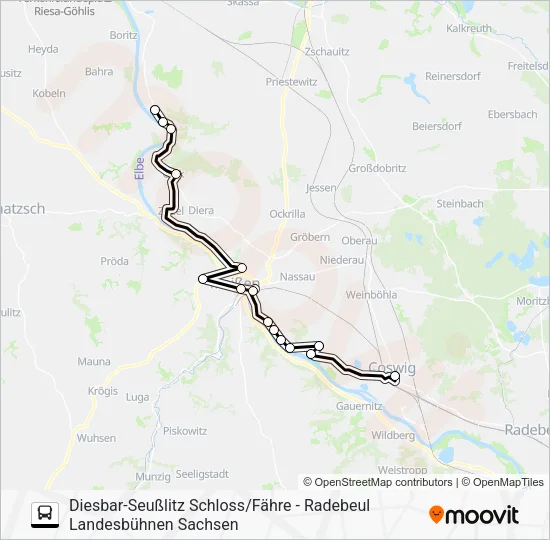 Автобус 850: карта маршрута