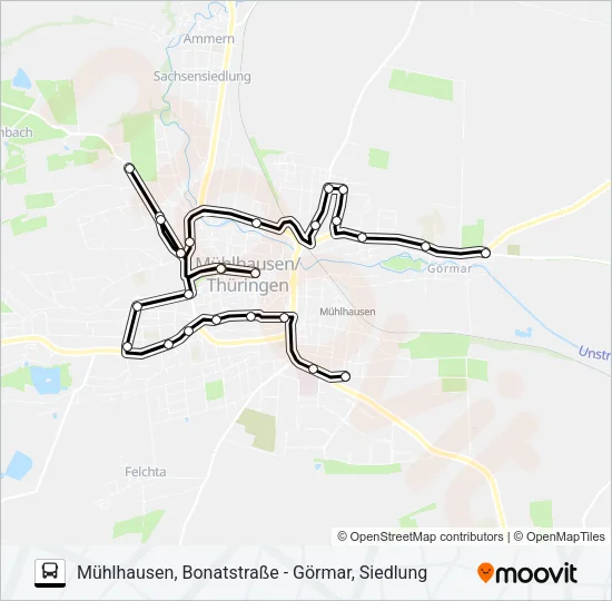 Автобус 88887: карта маршрута