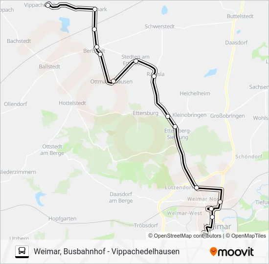 Автобус 219: карта маршрута