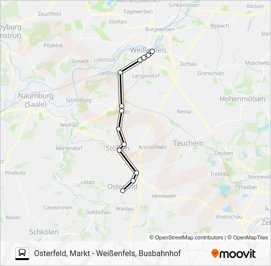 Автобус 797: карта маршрута