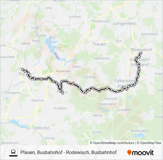 Автобус 70: карта маршрута