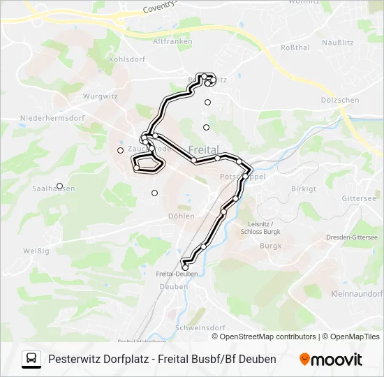 Автобус 161: карта маршрута