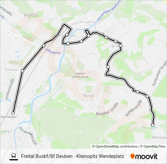 Автобус 164: карта маршрута