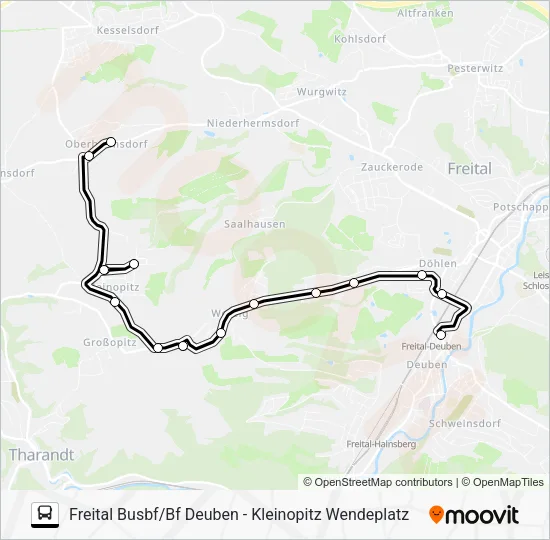 Автобус 164: карта маршрута