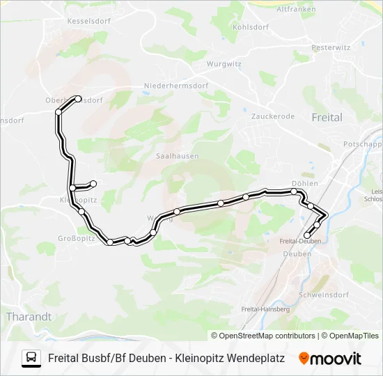 Автобус 164: карта маршрута
