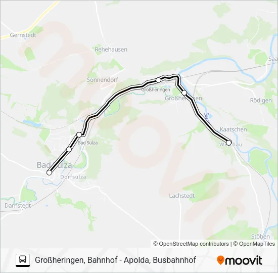 Автобус 285: карта маршрута