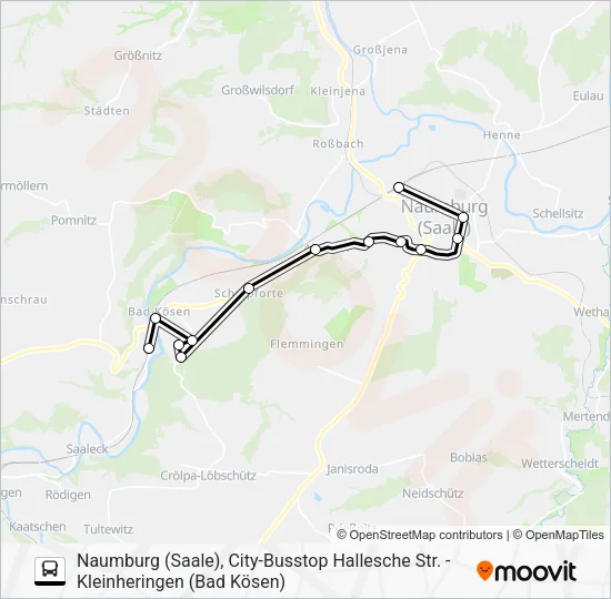Автобус 606: карта маршрута