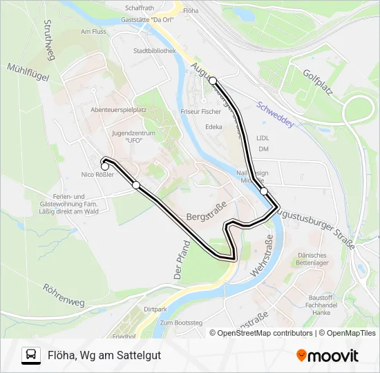 Автобус 2: карта маршрута