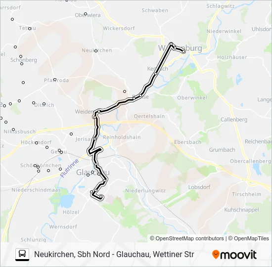 Автобус 829: карта маршрута