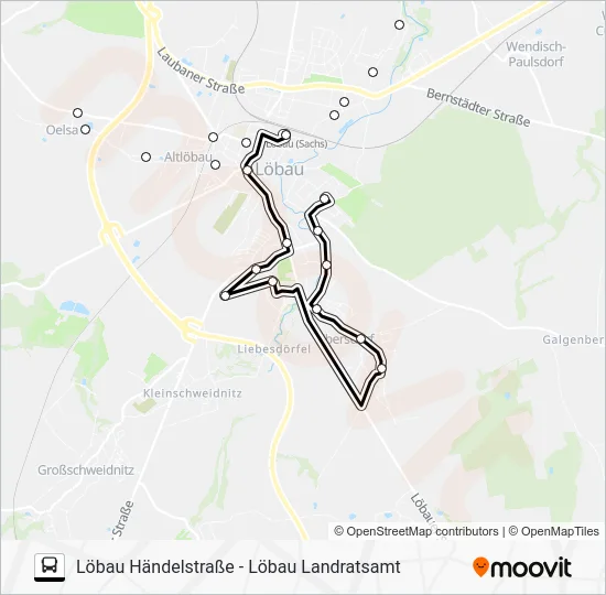 Автобус 5: карта маршрута