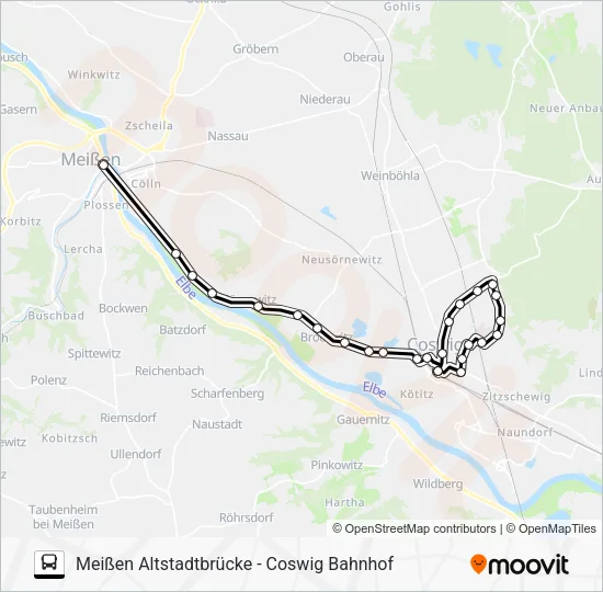 Автобус 401: карта маршрута