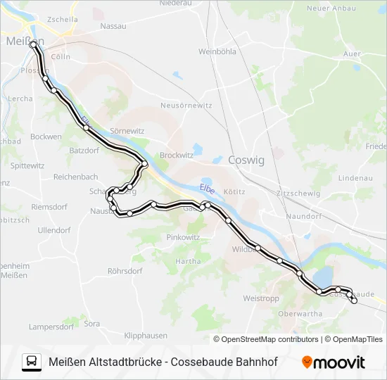Автобус 404: карта маршрута