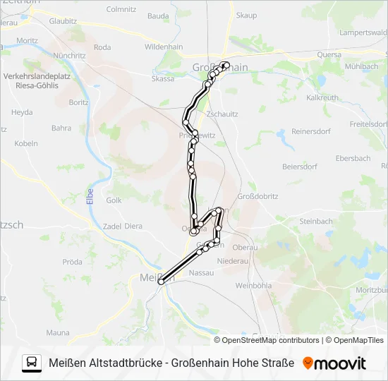 Автобус 409: карта маршрута