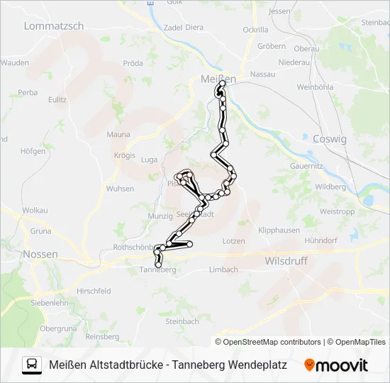 Автобус 414: карта маршрута