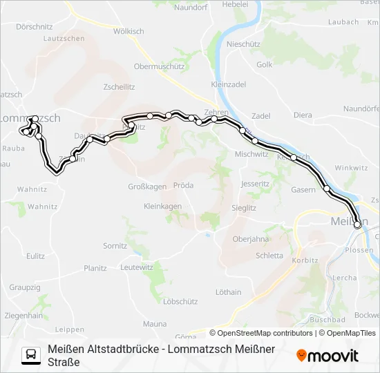 Автобус 416: карта маршрута