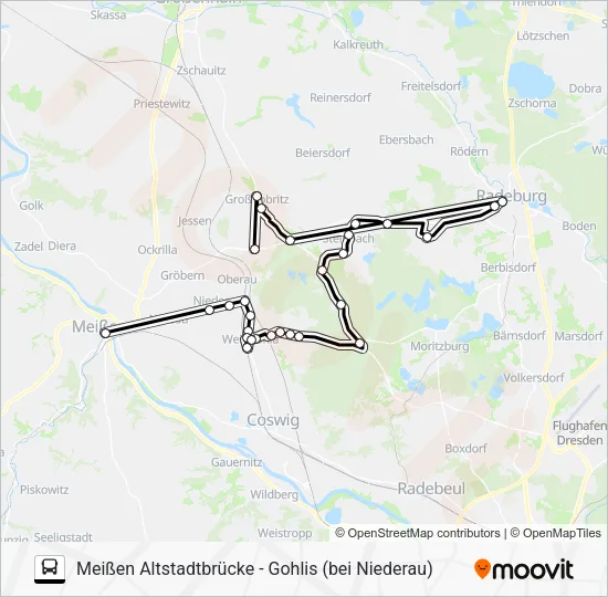 Автобус 421: карта маршрута