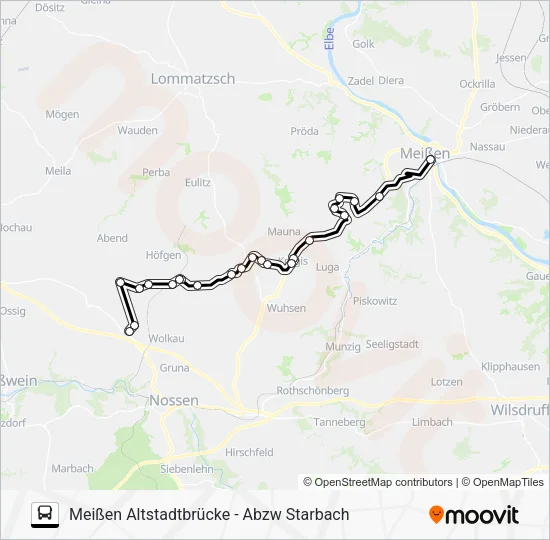 Автобус 422: карта маршрута