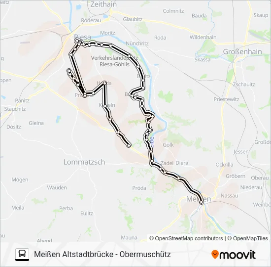 Автобус 446: карта маршрута