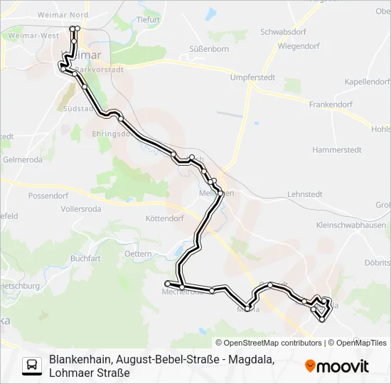 Автобус 229: карта маршрута