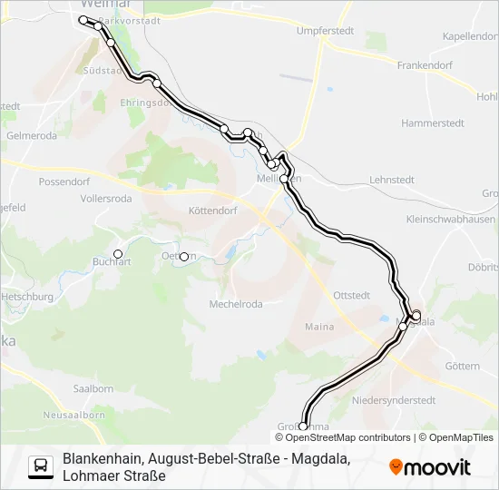 Автобус 229: карта маршрута